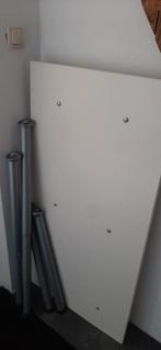 Tafelblad met poten, Gebruikt, 100 tot 150 cm, Tafelblad, Modern