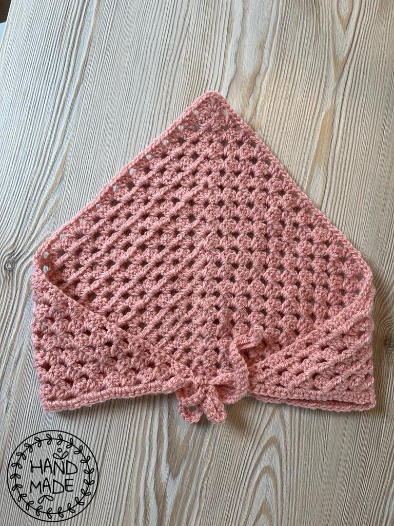 Gehaakte bandana, Kleding | Dames, Mutsen, Sjaals en Handschoenen, Ophalen of Verzenden, Nieuw, Sjaal