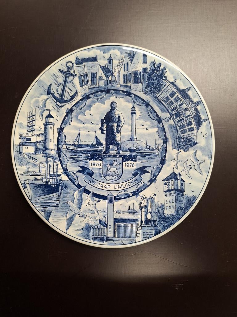 Herdenkingsbord 100 jaar ijmuiden, Ophalen of Verzenden