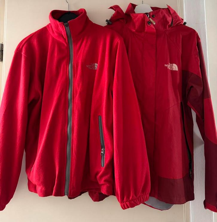 The north face 3 in 1 jack vest summit series XL dames, Kleding | Dames, Jassen | Winter, Zo goed als nieuw, Rood, Ophalen of Verzenden