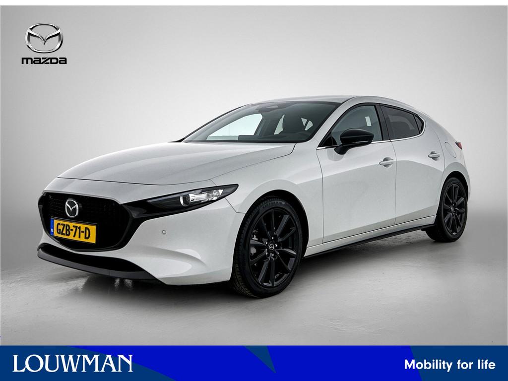 Mazda 3 2.5 e-SkyActiv-G M Hybrid 140 Homura (bj 2024), Auto's, Mazda, Bedrijf, Te koop, ABS, Achteruitrijcamera, Adaptive Cruise Control