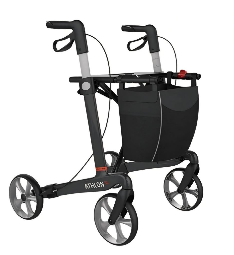 Athlon SL rolator (Carbon fibre) licht 6,5 kg, Diversen, Rollators, Lichtgewicht, Opvouwbaar, Ophalen