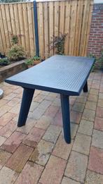 Kunststof tuintafel 160x90x74 cm, Tuin en Terras, Ophalen, Gebruikt, Rechthoekig, Kunststof