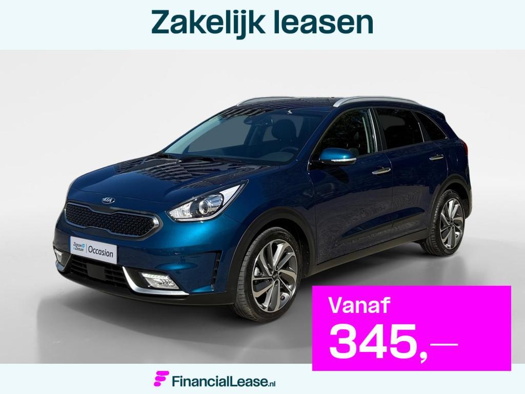 Kia Niro 1.6 GDi Hybrid ExecutiveLine 18 inch | stoelverwarm, 12 maanden, Gebruikt, Euro 6, Blauw