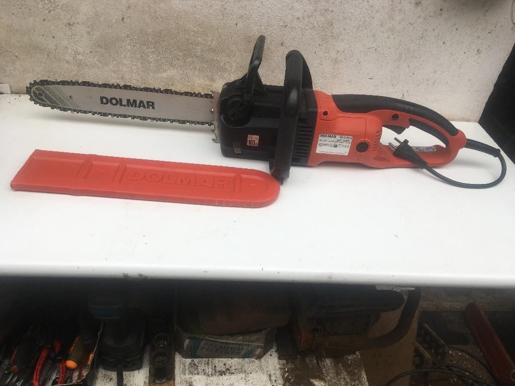 elektrische kettingzaag dolmar 2140 a bouwgelijk aan de maki, Tuin en Terras, Hand-tuingereedschap, Ophalen, Zo goed als nieuw