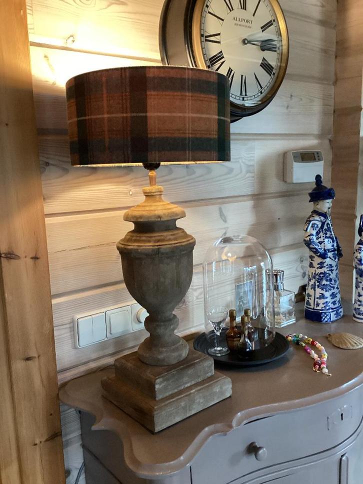 Tafellamp Balluster, Huis en Inrichting, Lampen | Tafellampen, Zo goed als nieuw, 50 tot 75 cm, Hout, Ophalen