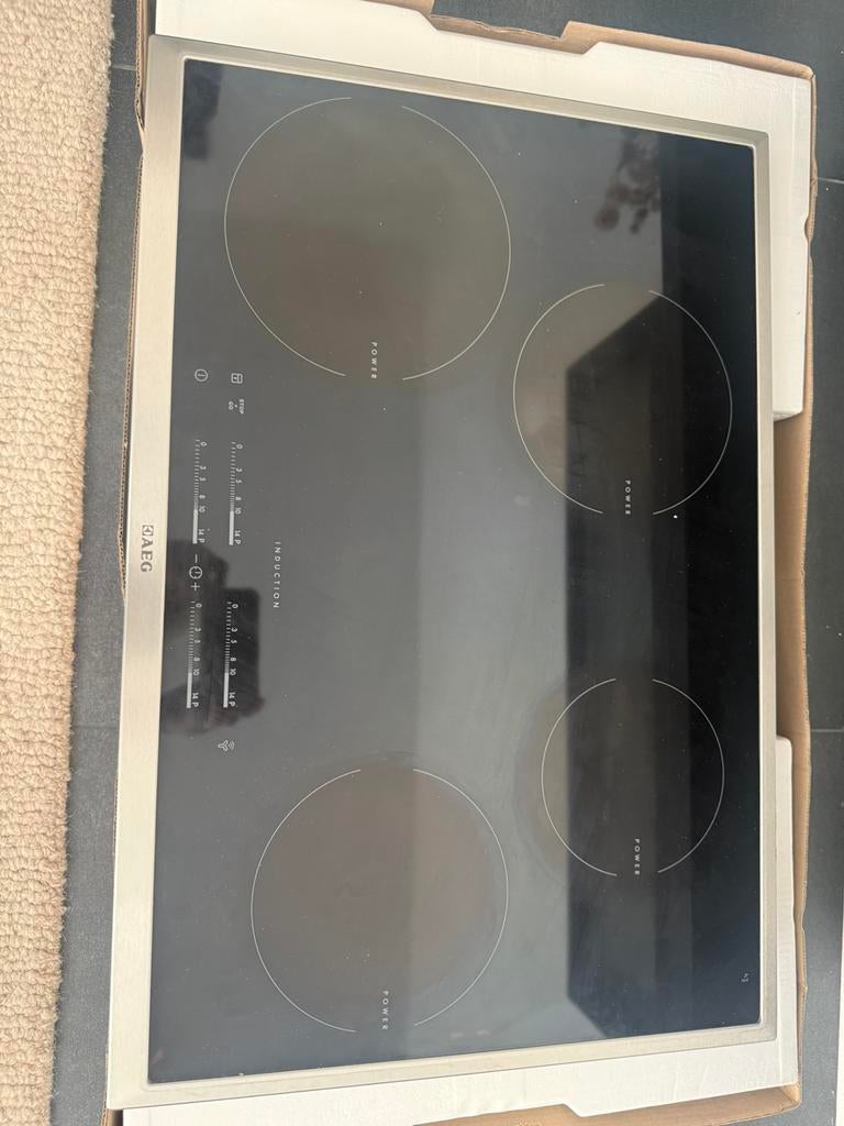 AEG  inductie kooplaat, Ophalen, Gebruikt, 4 kookzones, Energieklasse A of zuiniger