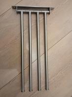 Roestvrijstalen handdoekenrek voor badkamer of keuken, Ophalen of Verzenden, Zo goed als nieuw, Overige kleuren, Handdoekenrek