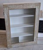 Houten Vitrine Kastje 36x26x7 cm, Huis en Inrichting, Kasten | Vitrinekasten, Glas, Zo goed als nieuw, Minder dan 25 cm, Minder dan 100 cm