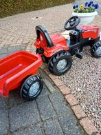 Rolly Toys Case CVX 1170 traptractor met aanhanger, Ophalen, Gebruikt, Trapvoertuig