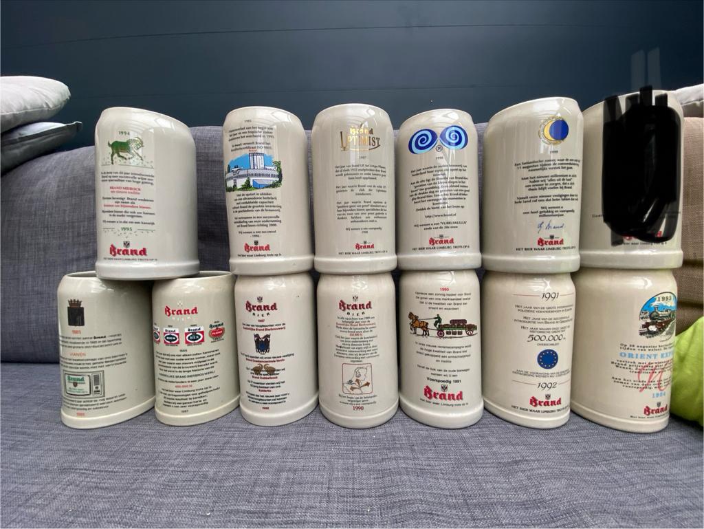 Brand Bierpul diverse jaargangen - Collectors item, Ophalen of Verzenden, Gebruikt, Pul(len), Brand