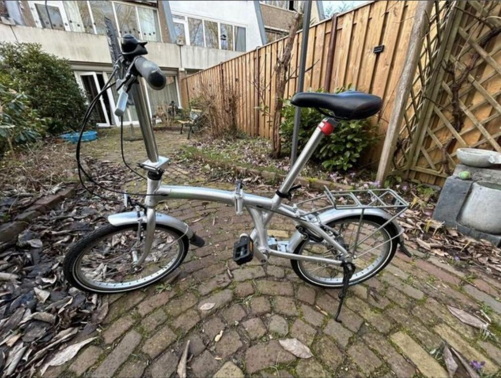 2 X Beixo Compact vouwfietsen met 7 naaf versnellingen, Gebruikt, Brompton, Versnellingen, Ophalen of Verzenden