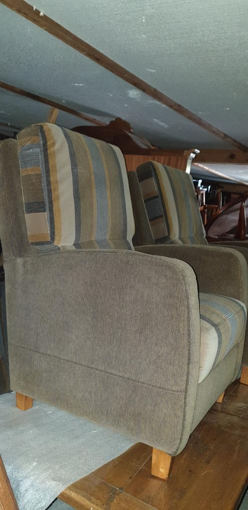 Fauteuils met bank, Huis en Inrichting, Fauteuils, Ophalen, Zo goed als nieuw, 75 tot 100 cm, Stof