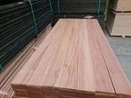 Partij 49 st hardhout vlonderplanken 215 cm bezorgen mogelij, Ophalen, Nieuw, A, Hout