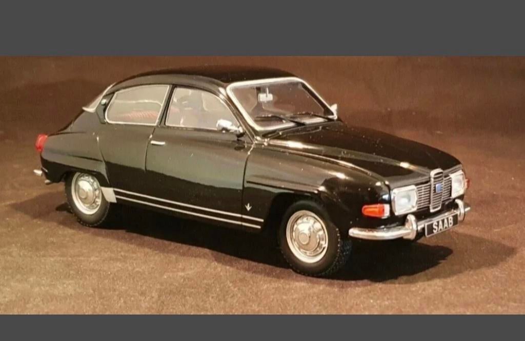 Saab 96 Whitebox 1:24, Ophalen of Verzenden, Zo goed als nieuw, Auto, Overige merken