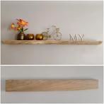Zwevende wandplank eiken decoratief schap 98cm #203, Houtatelier M.Y., Info@myhoutatelier.nl, Nieuw, Ophalen of Verzenden
