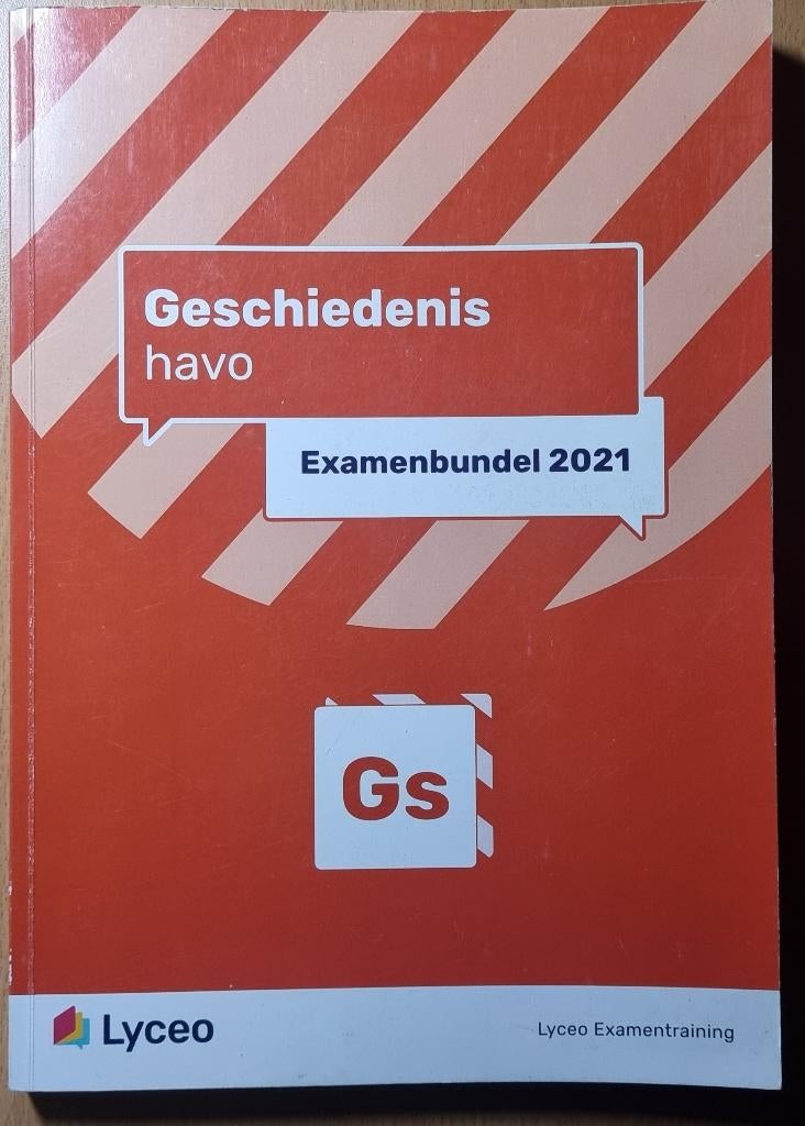 Examenbundel Havo Geschiedenis (Lyceo), Boeken, Schoolboeken, Ophalen of Verzenden, Zo goed als nieuw, HAVO, Geschiedenis