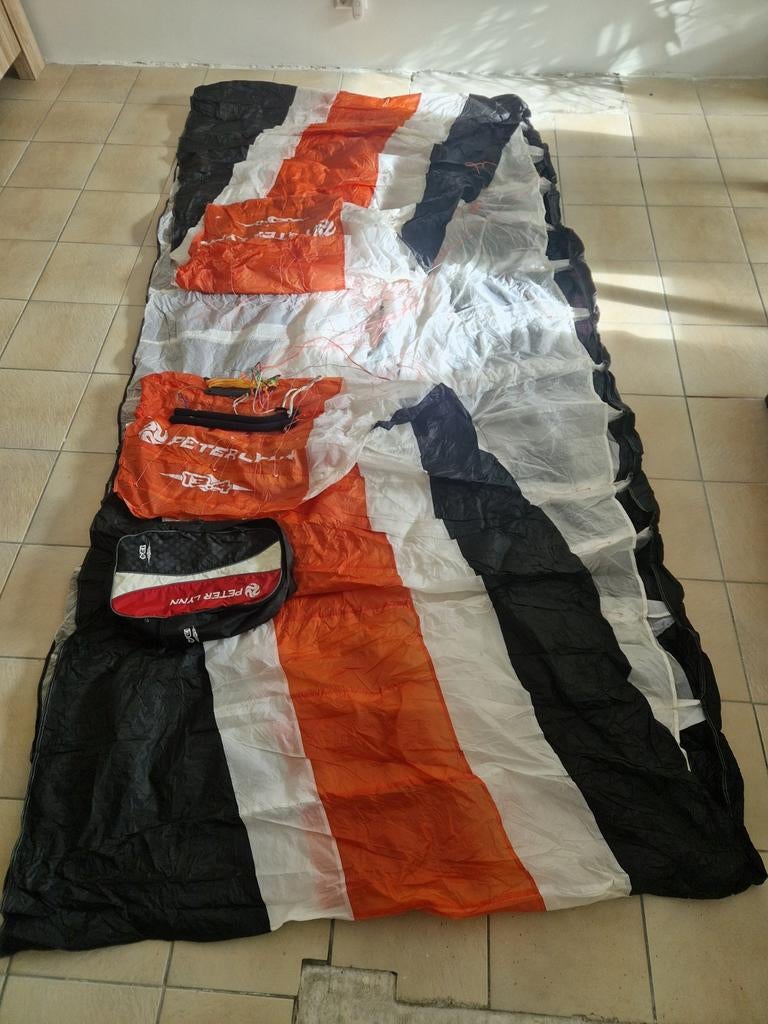 6 x Peter Lynn Vapor RTF met tas, Ophalen, Gebruikt, Vierlijns, Vlieger