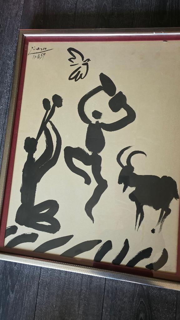 Litho Uniek werk van Pablo Picasso, Antiek en Kunst, Ophalen