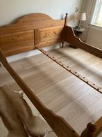 Houten bed (ombouw) grenen zonder lattenbodems 180x200, Ophalen, Bruin, Tweepersoons, 180 cm
