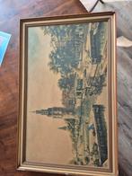 Ets Oude Schans Amsterdam door Cornelis Brandenburg, Antiek en Kunst, Ophalen of Verzenden