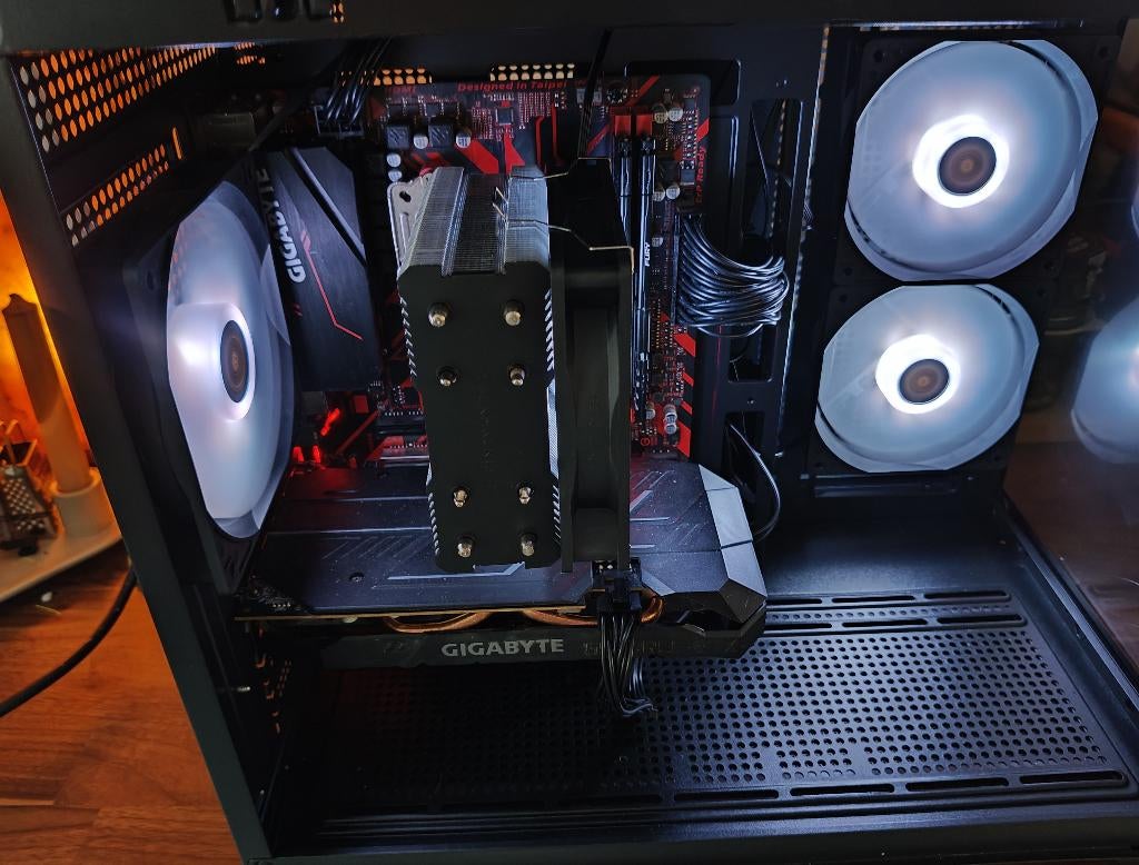 RGB Gaming PC Ryzen 5-2600X RTX2060, Computers en Software, Desktop Pc's, Ophalen, Refurbished, Gaming PC, AMD Ryzen 5