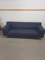 Design on Stock Bloq Bank Blauw 235cm Zo Goed Als Nieuw, Driepersoons, Ophalen of Verzenden, Zo goed als nieuw, Stof