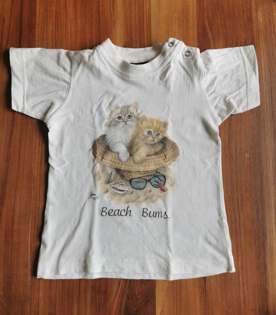 Shirt met katten maat 86, Kinderen en Baby's, Babykleding | Maat 86, Ophalen of Verzenden, Meisje, Shirtje of Longsleeve