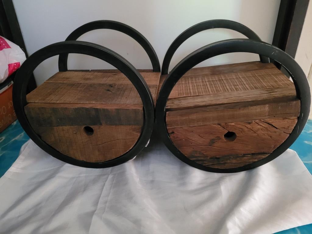 Prachtige houten ronde kastjes..., Ophalen of Verzenden