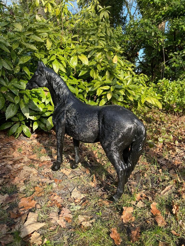 Paard, pony, veulen manege tuin paardrijden 70cm, Tuin en Terras, Tuinbeelden, Ophalen, Nieuw, Kunststof, Dierenbeeld