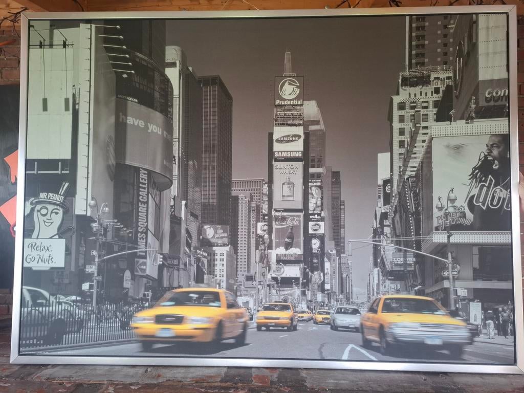 Ikea Time Square New York Busta Rhymes poster, Ophalen of Verzenden