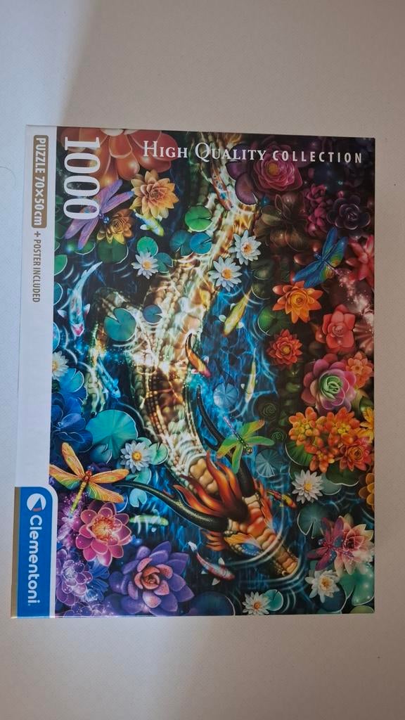 Clementoni puzzel 'koi river' 1000 stukjes, Ophalen of Verzenden