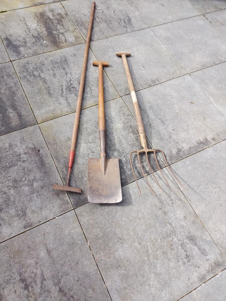 tuingereedschap, Ophalen, Gebruikt, Schoffel