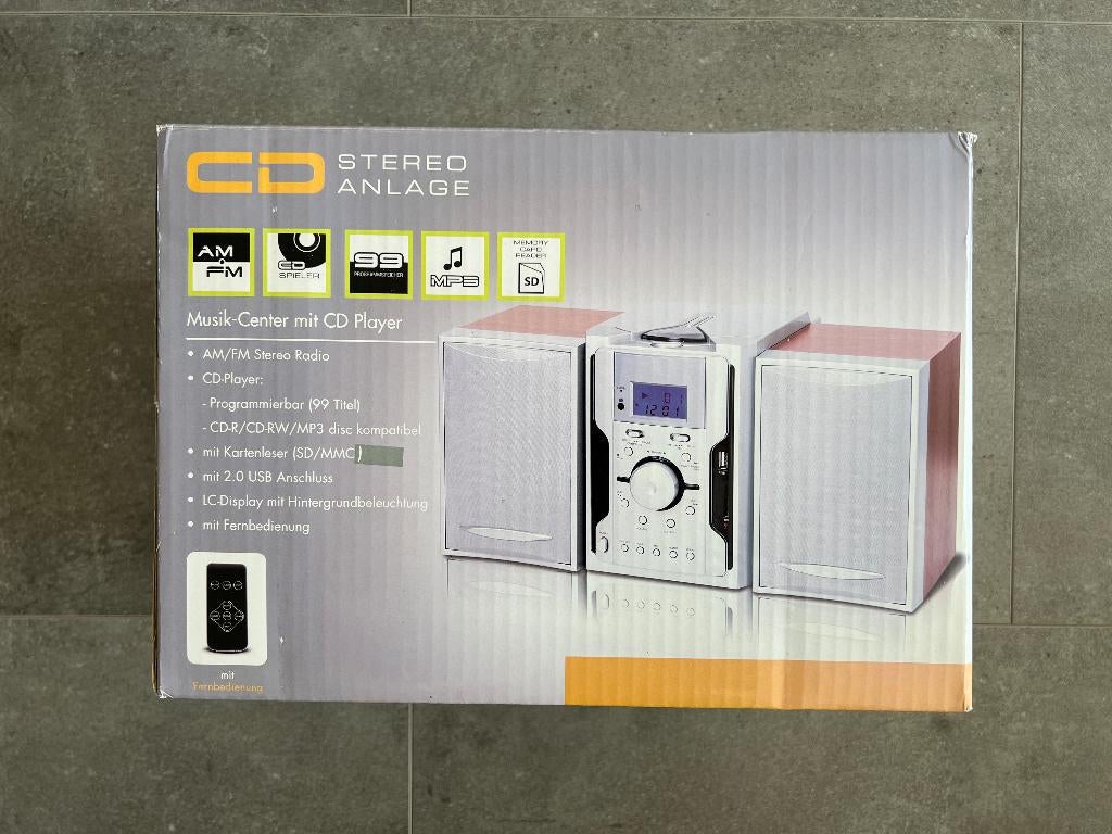 NIEUW in doos | Compact Stereo Center | CD, USB & SD-kaart, Ophalen of Verzenden, Nieuw, Cd-speler, Overige merken