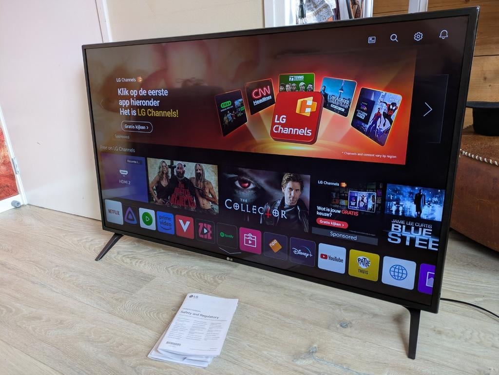 LG 49UM7100PLB 49 inch 50 inch 4K UHD Smart TV, Audio, Tv en Foto, Televisies, Ophalen, 50 Hz, Zo goed als nieuw, 100 cm of meer