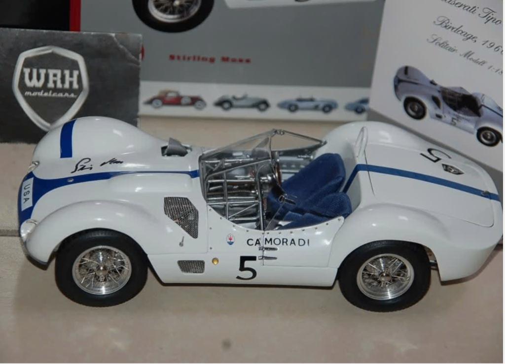 1:18 MASERATI TIPO 61 MOSS #5 Signature M-061 CMC WRH, Verzenden, Zo goed als nieuw, Auto, Overige merken