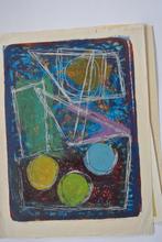 jan bezemer litho abstract, Ophalen of Verzenden