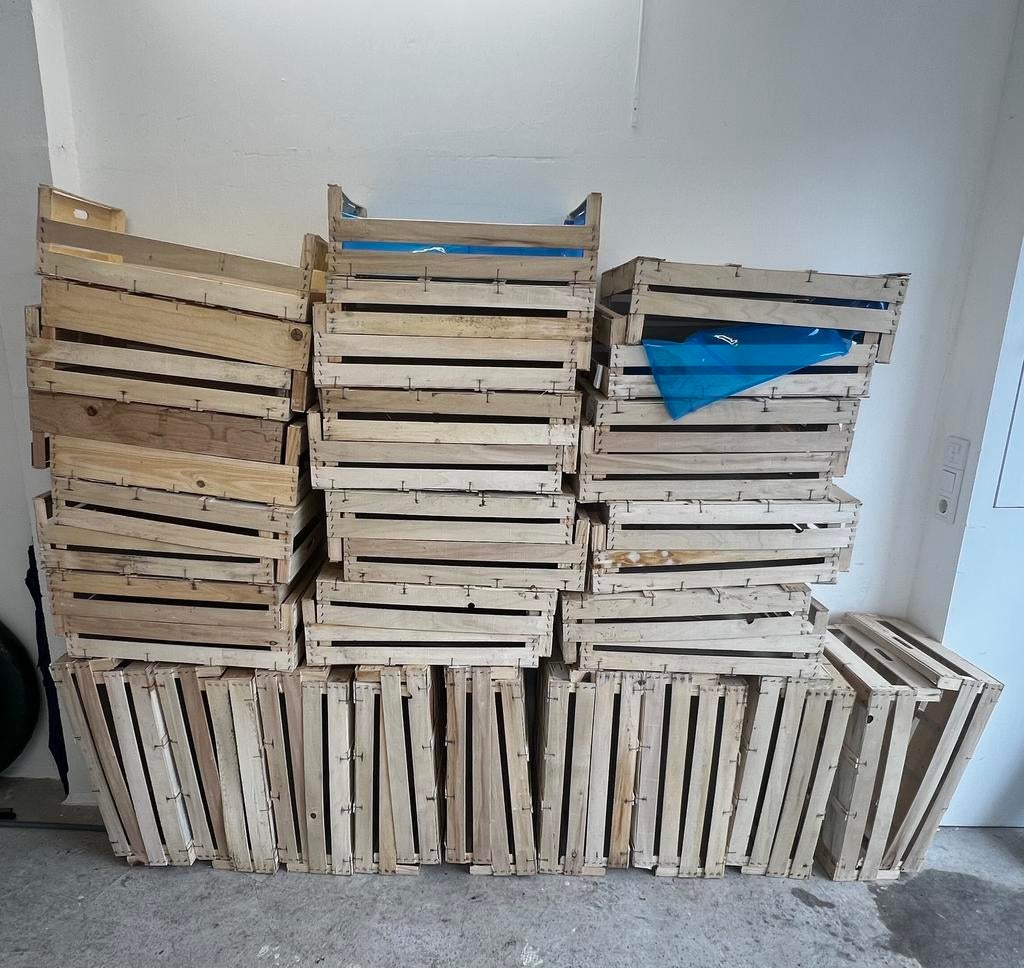 Houten kratjes leuk om minimoestuin te maken!! 30x40x60cm, Ophalen, Zo goed als nieuw, Knutselwerk