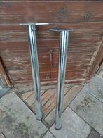 2 x verstelbare tafelpoten, Ophalen, Rond, 50 tot 100 cm, 50 tot 100 cm