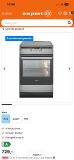 Inventum inductie fornuis VFI6042RVS – ZGAN– 60 cm, Ophalen, Zo goed als nieuw, 45 tot 60 cm