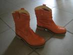 Speelse oranje leren korte laarsjes SANDWICH 36 snazzeys, Kleding | Dames, Schoenen, Verzenden, Lage of Enkellaarzen, Nieuw, Oranje