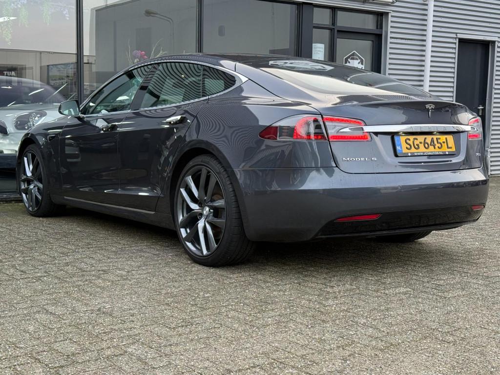 Tesla Model S 75D Base Glasdak/AUTOPILOT, Auto's, Tesla, Gebruikt, Model S, Leder en Stof, Origineel Nederlands