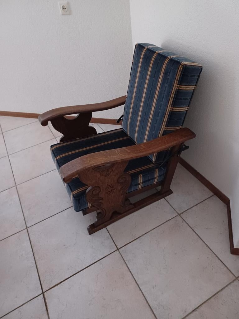 Rookstoel retro, Antiek en Kunst, Antiek | Meubels | Stoelen en Banken, Ophalen