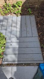 Grijze composiet vlonder, Tuin en Terras, Ophalen of Verzenden, Gebruikt, Composiet