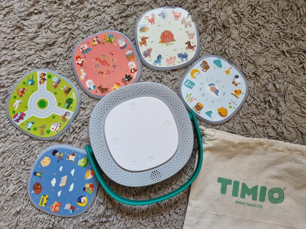 Timio starterset met 5 disks - Als nieuw!, Ophalen of Verzenden, Zo goed als nieuw, Overige typen