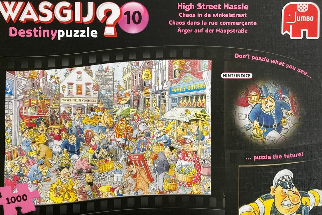 Wasgij destiny 10 - 1000 stukjes, Ophalen, 500 t/m 1500 stukjes, Zo goed als nieuw