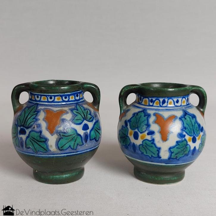 Blaren Holland Gouda plateel kruikjes, Antiek en Kunst, Antiek | Keramiek en Aardewerk, Ophalen of Verzenden