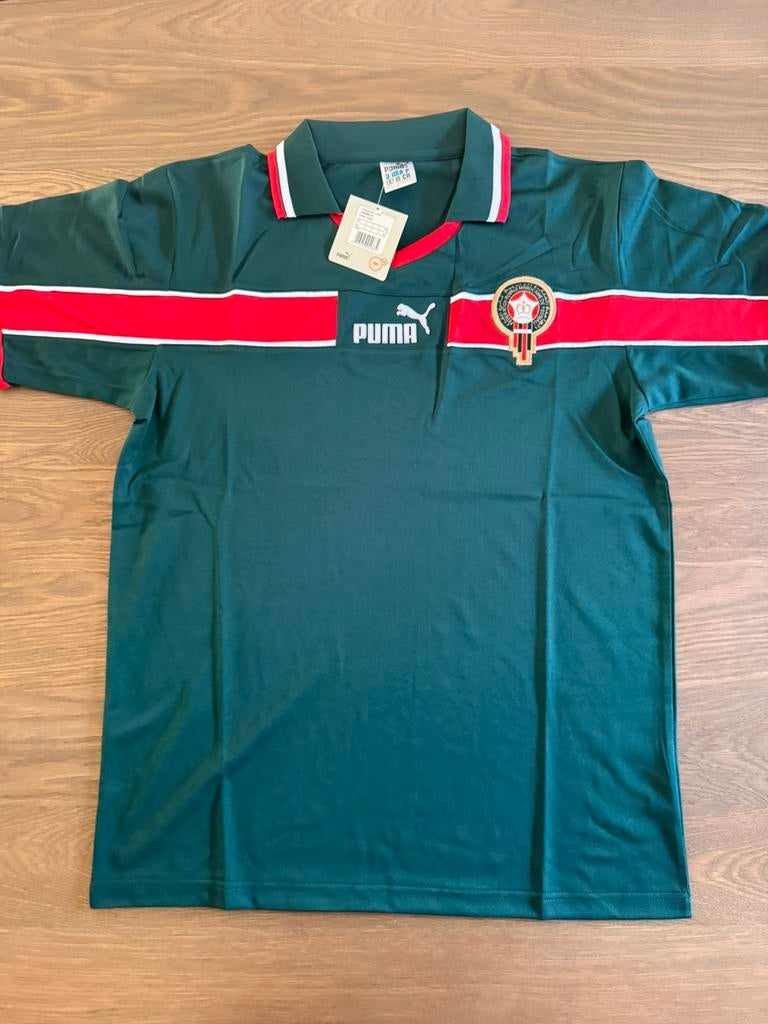 Morocco 1998 Home Shirt Puma L Retro World Cup, Maat L, Ophalen of Verzenden, Nieuw, Shirt