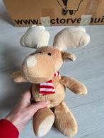 Leuke Rendier Kerst Knuffel met Sjaal, Ophalen of Verzenden, Zo goed als nieuw, Overige typen
