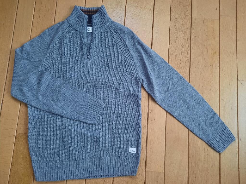 C&A trui met rits schipperstrui grijs maat M - nieuw -, Ophalen of Verzenden, Nieuw, Grijs, C&A